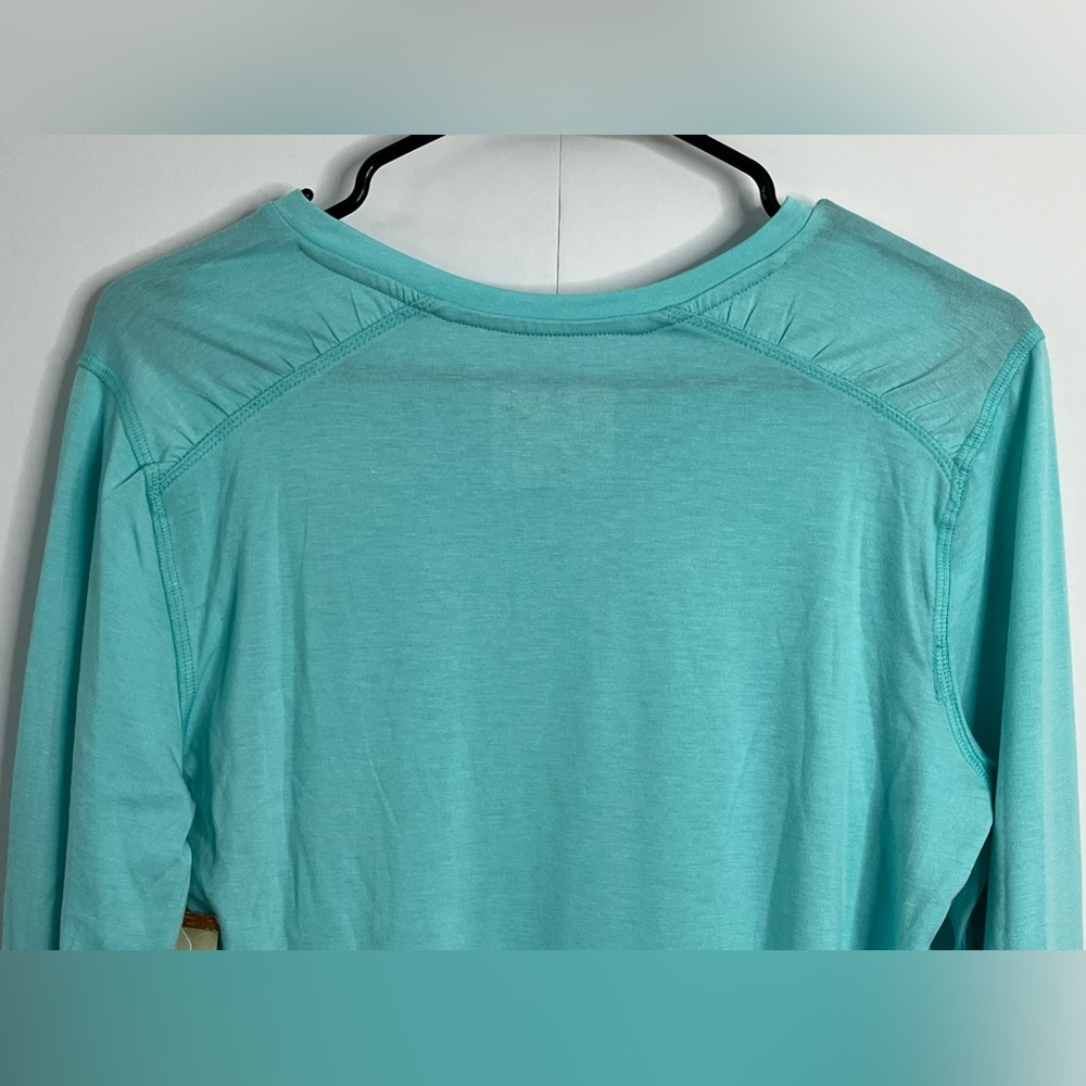 Rustic Ridge Women’s M Aruba Blue Long Sleeve Shirt Quick Dry Moisture Wicking - Picture 11 of 14